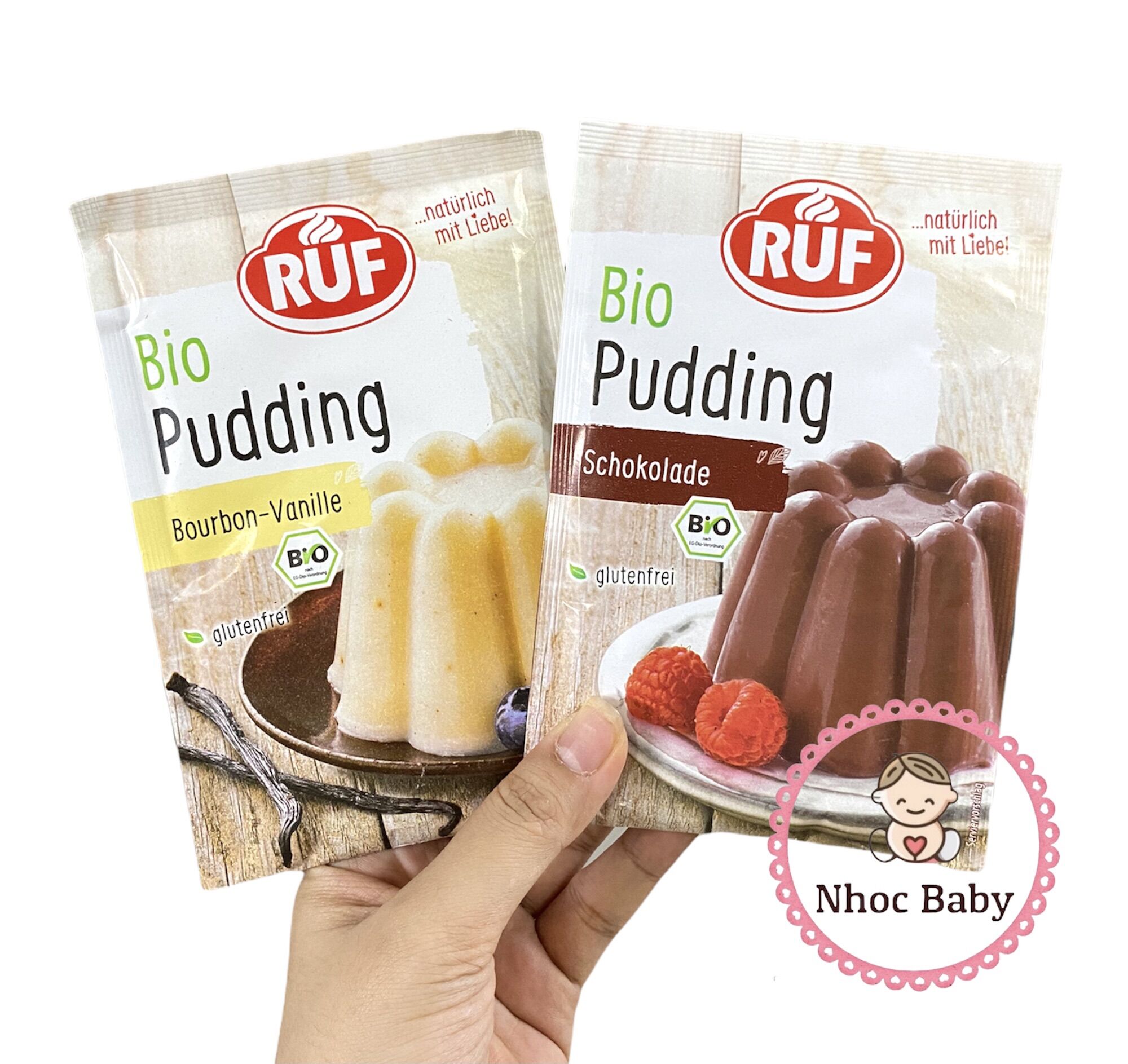 Bột làm pudding hữu cơ Ruf bio 40g