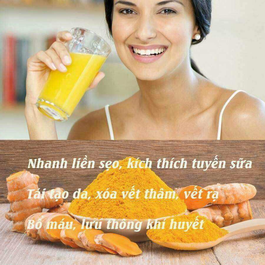 TINH BỘT NGHỆ 250 GRAM