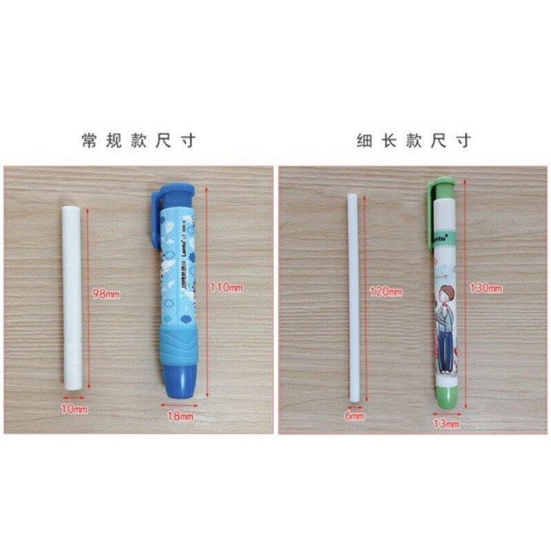 Gôm tẩy hình dạng cây bút bấm