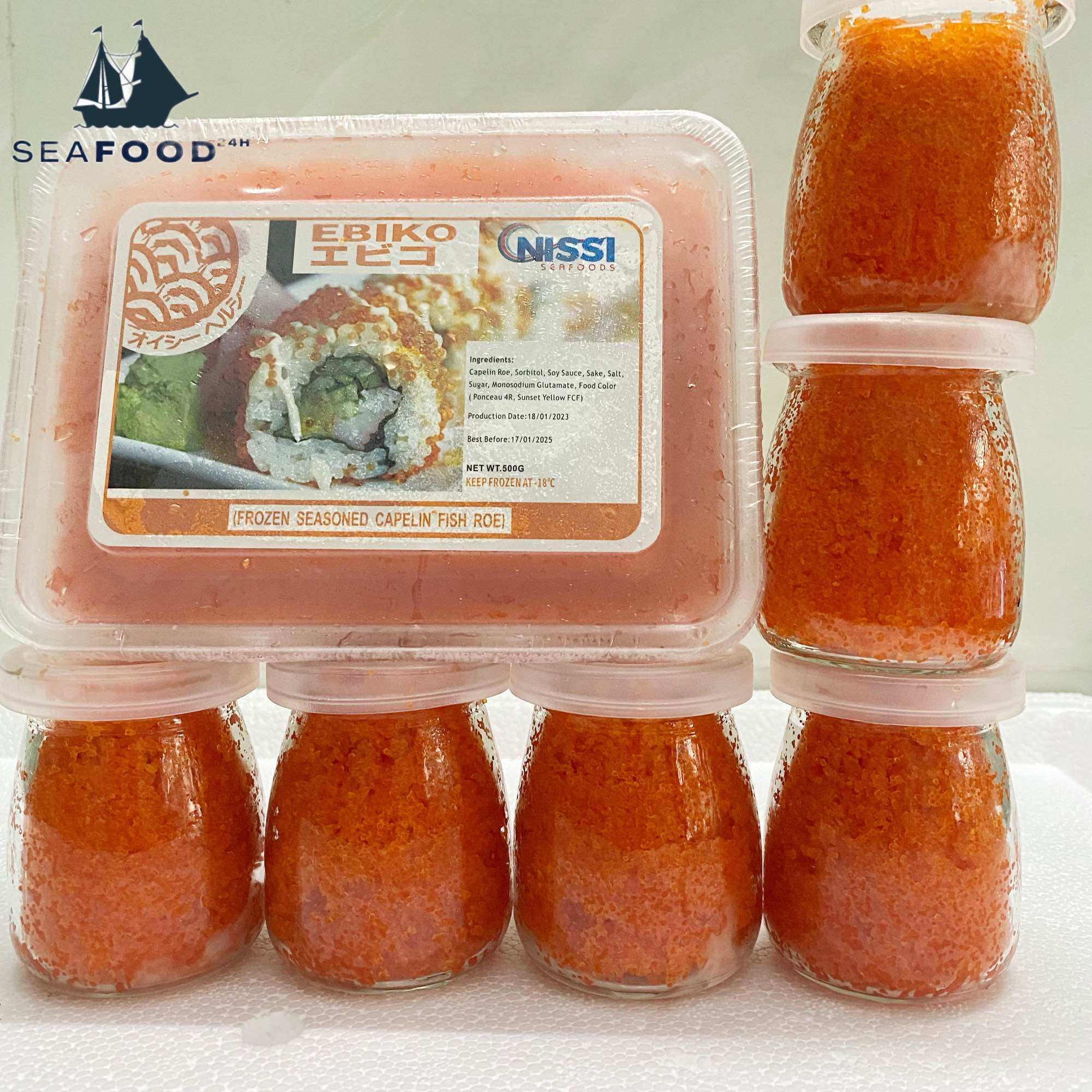 Trứng cá chuồn tobiko nhật bản