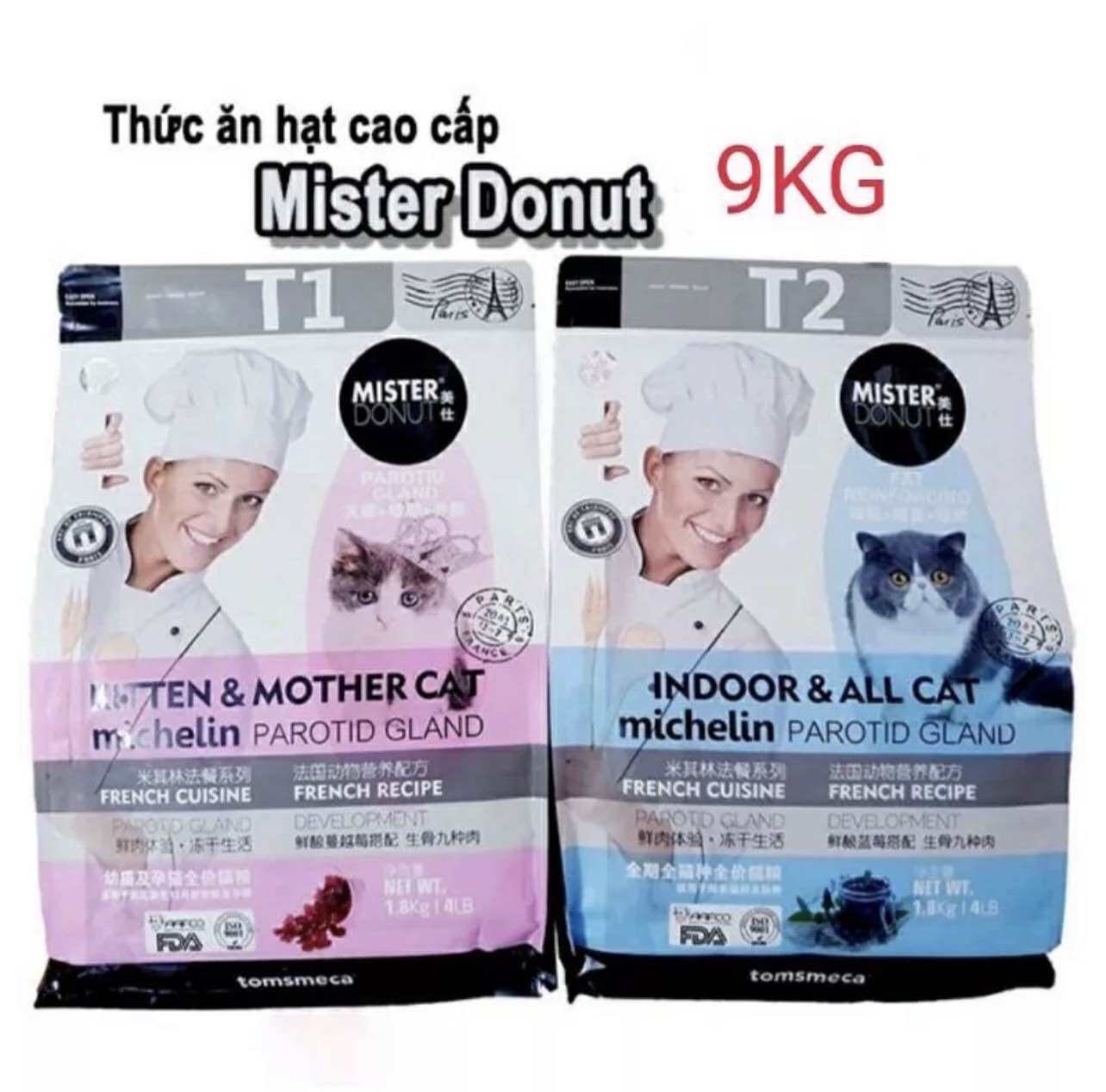 Hạt cao cấp Mister Donut 9kg
