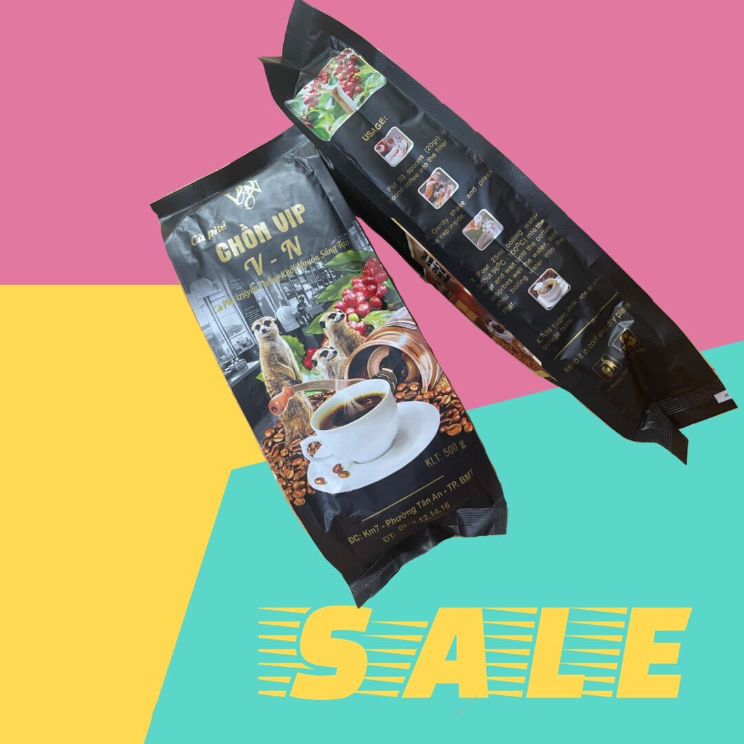 Cà phê chồn tây nguyên 500grams, coffee giá rẻ chất lượng Việt