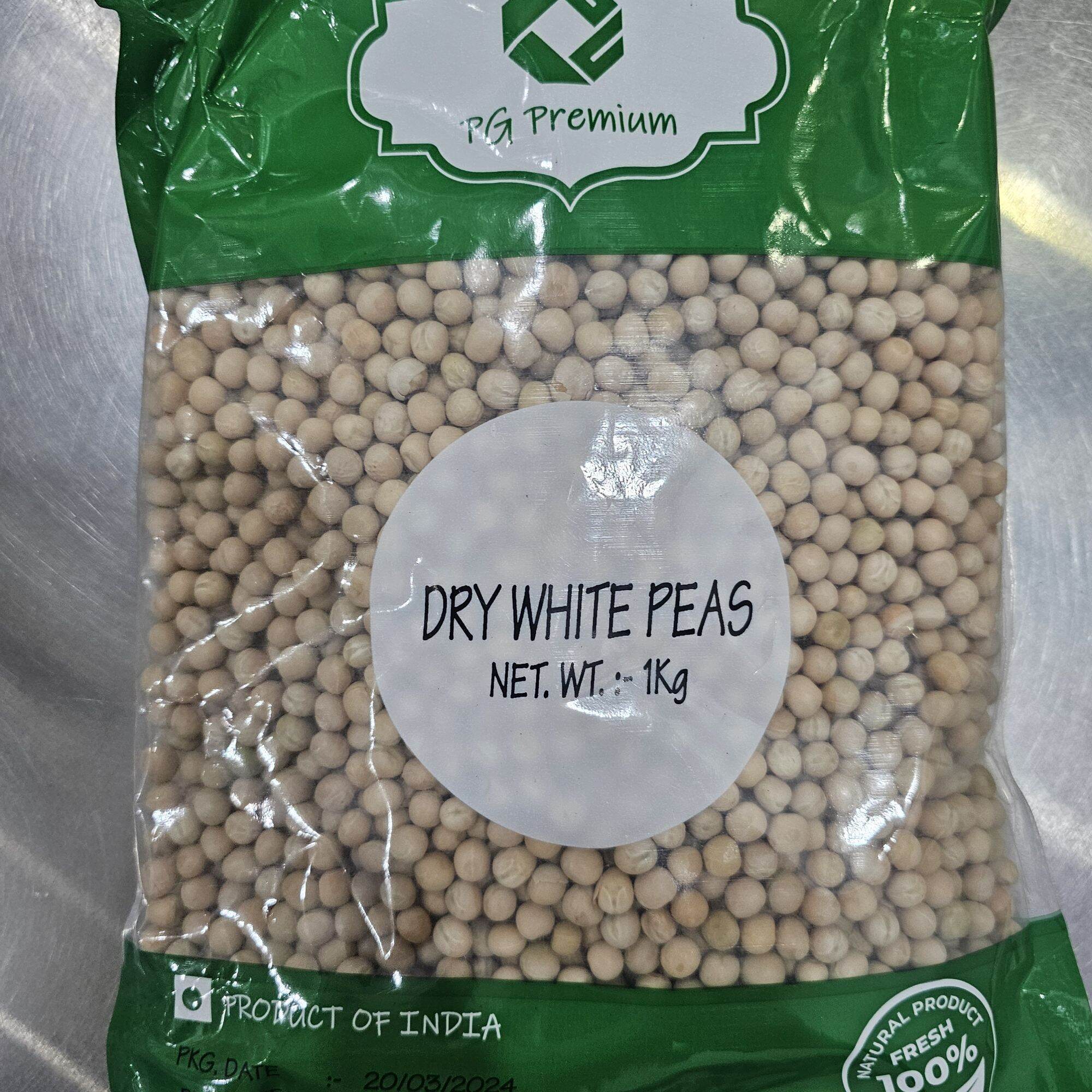 Dried White Peas ( Watana ) 1kg