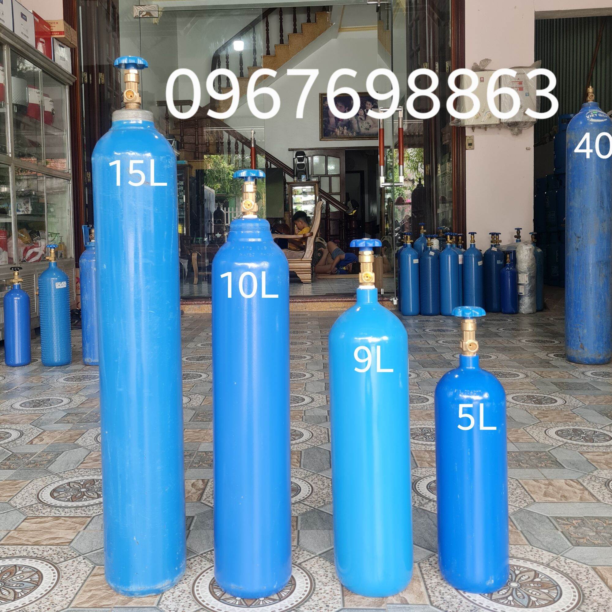 Welding, Cutting, Wind, Stone, Refrigeration, Oxygen Tank 9 Liters