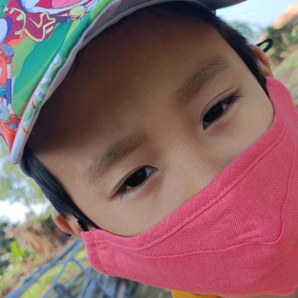 Khẩu trang vải cotton có van thở cao cấp