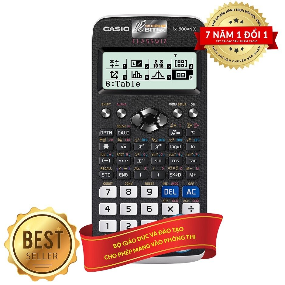 Máy tính Casio 580 VNX