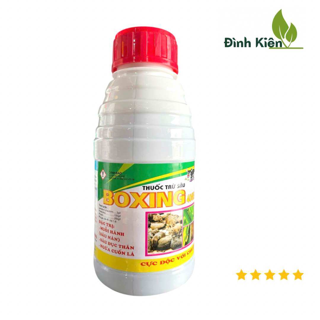 Thuốc trừ sâu BOXING 405EC (480ml). Muỗi hành, đục thân, cuốn lá…