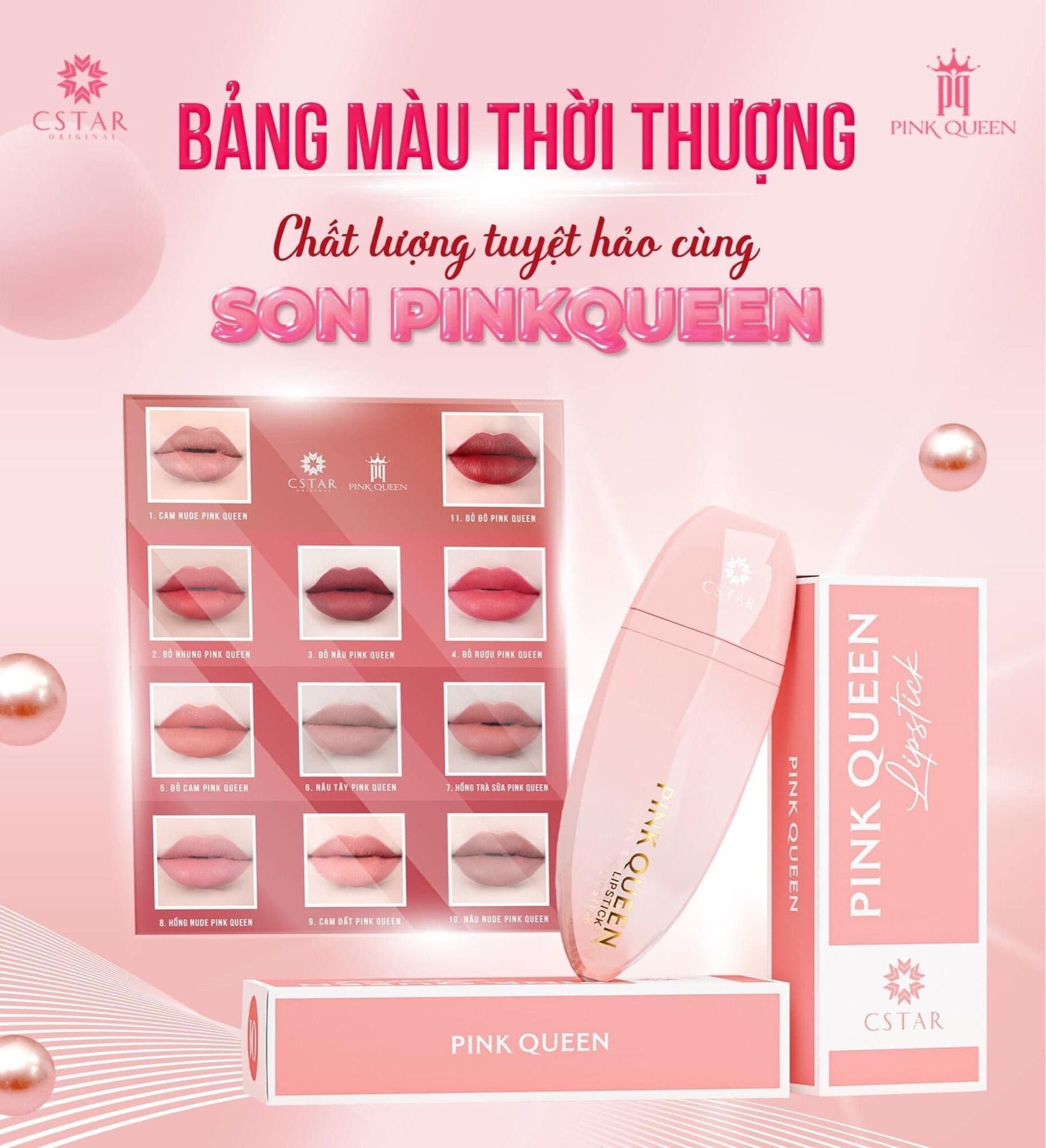 Son Pink Queen Đỏ Cam