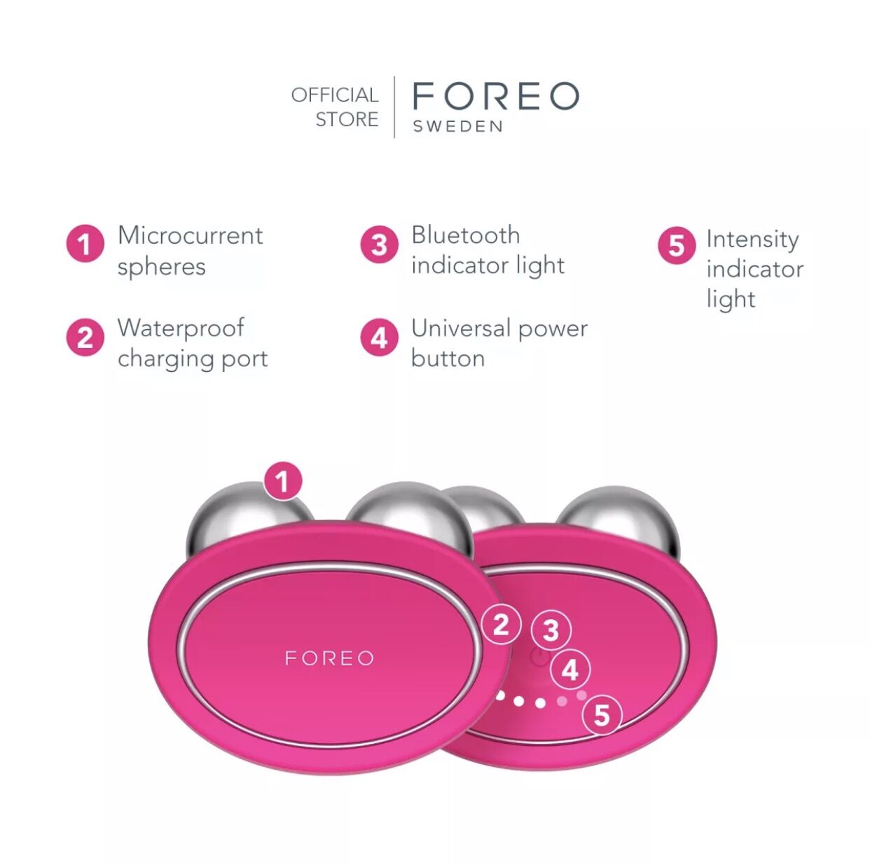 Máy Massage nâng cơ FOREO BEAR chính hãng (Đủ bill - Free BH 2 năm)