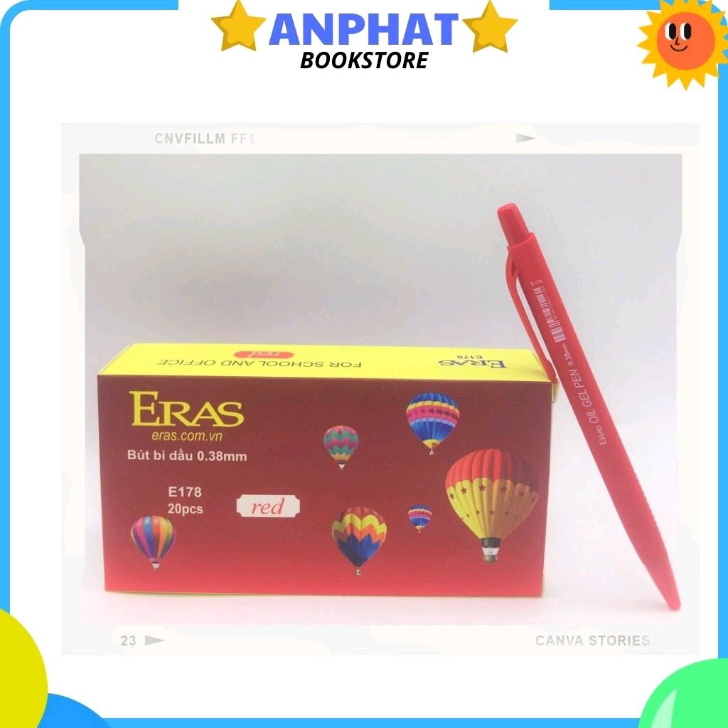 Bút Bi Tam Giác 0.5mm Eras E178