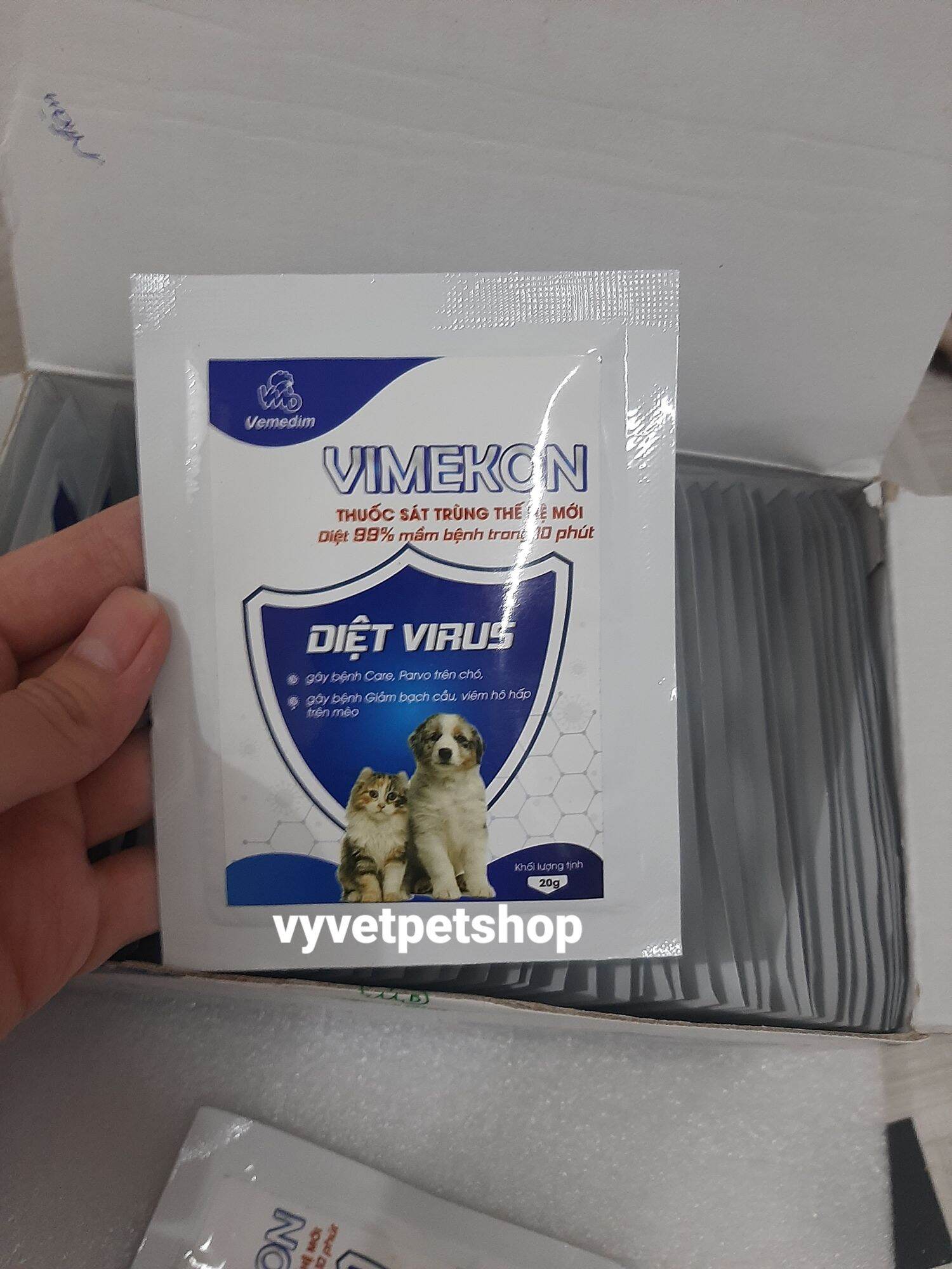 Bột sát trùng Vimekon gói 20g