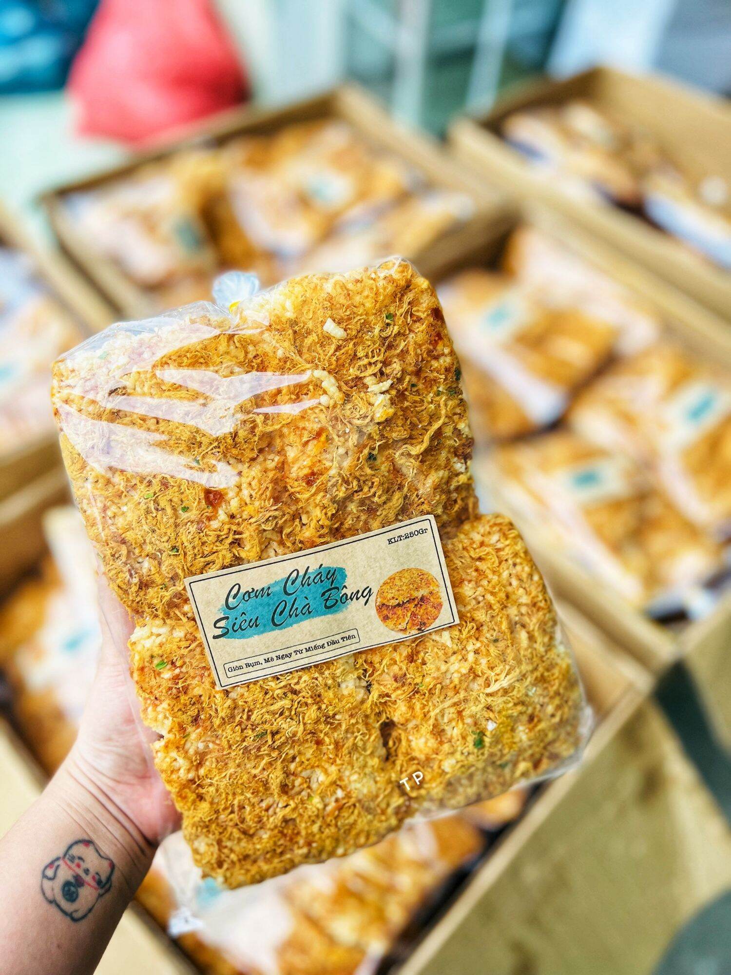 Cơm cháy miếng siêu chà bông 250g