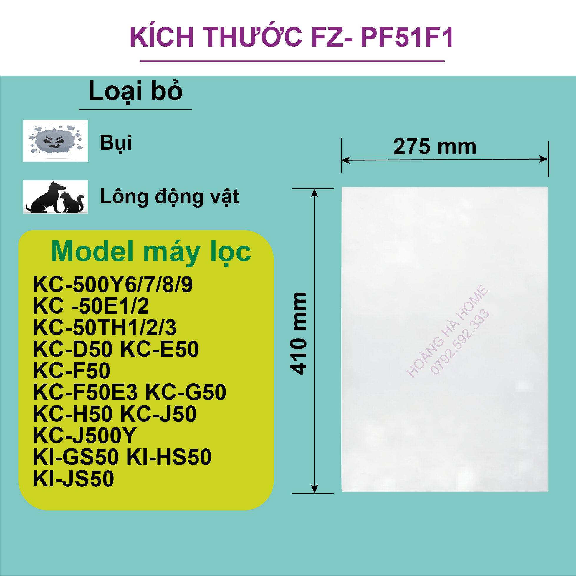 Màng lọc thô sharp, màng lọc không khí sharp (Set 6 tấm)