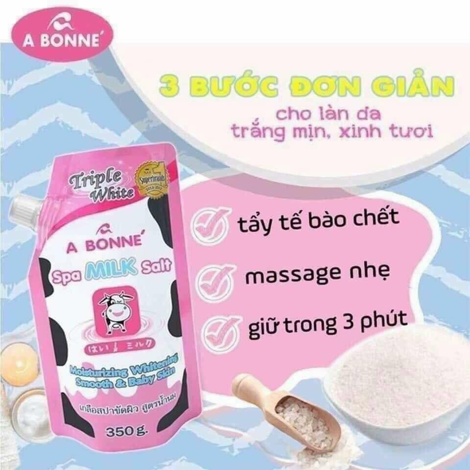 Muối tắm sữa bò Thái Lan bịch 350g