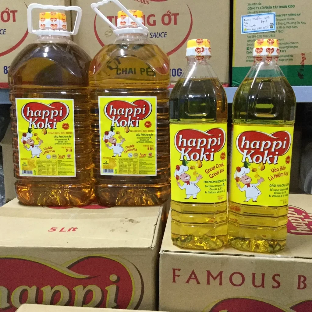 dầu ăn happy Koki 5 lít cao cấp