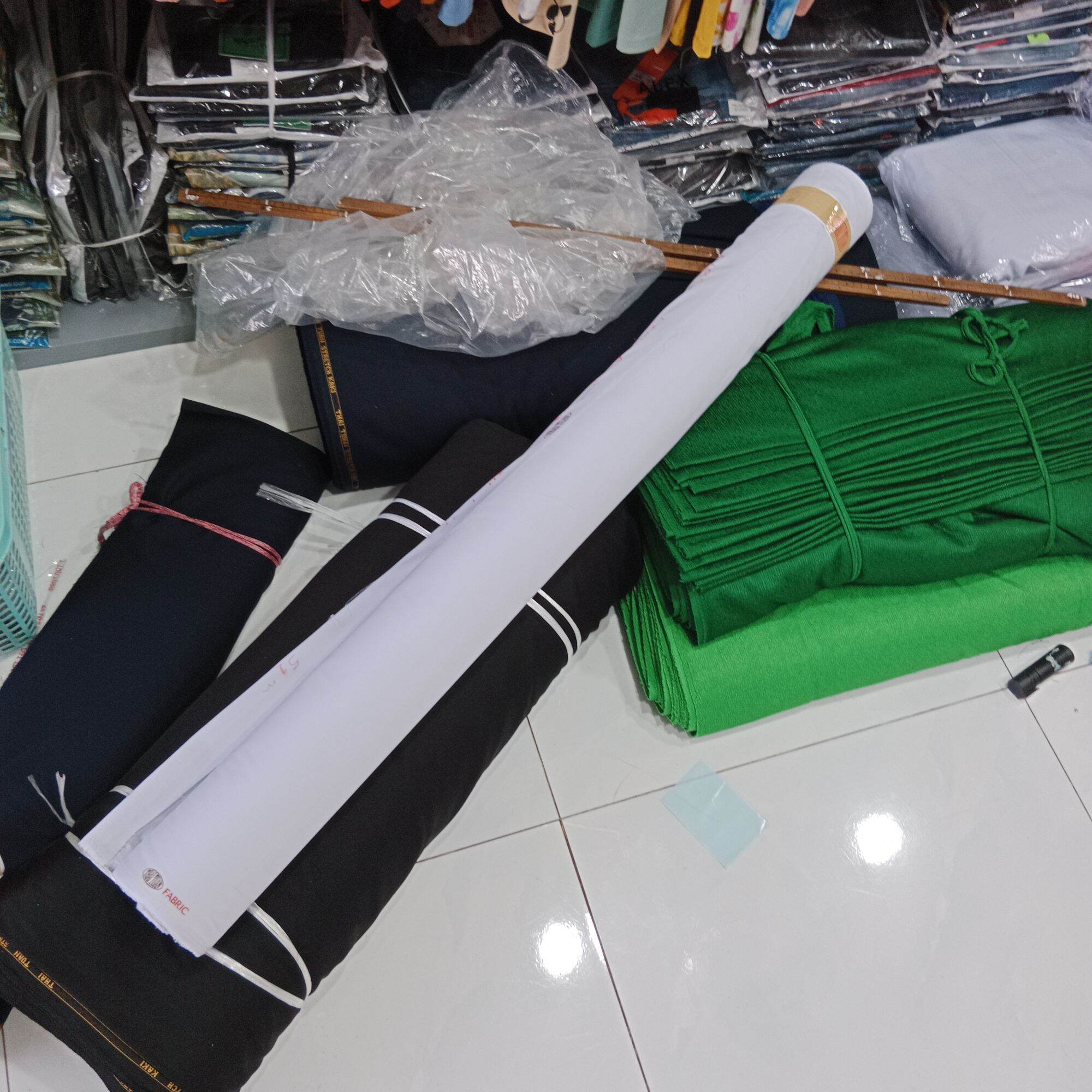 Vải Trắng May Áo / Kate Silk Trắng Thái Tuấn [Chính Hãng]
