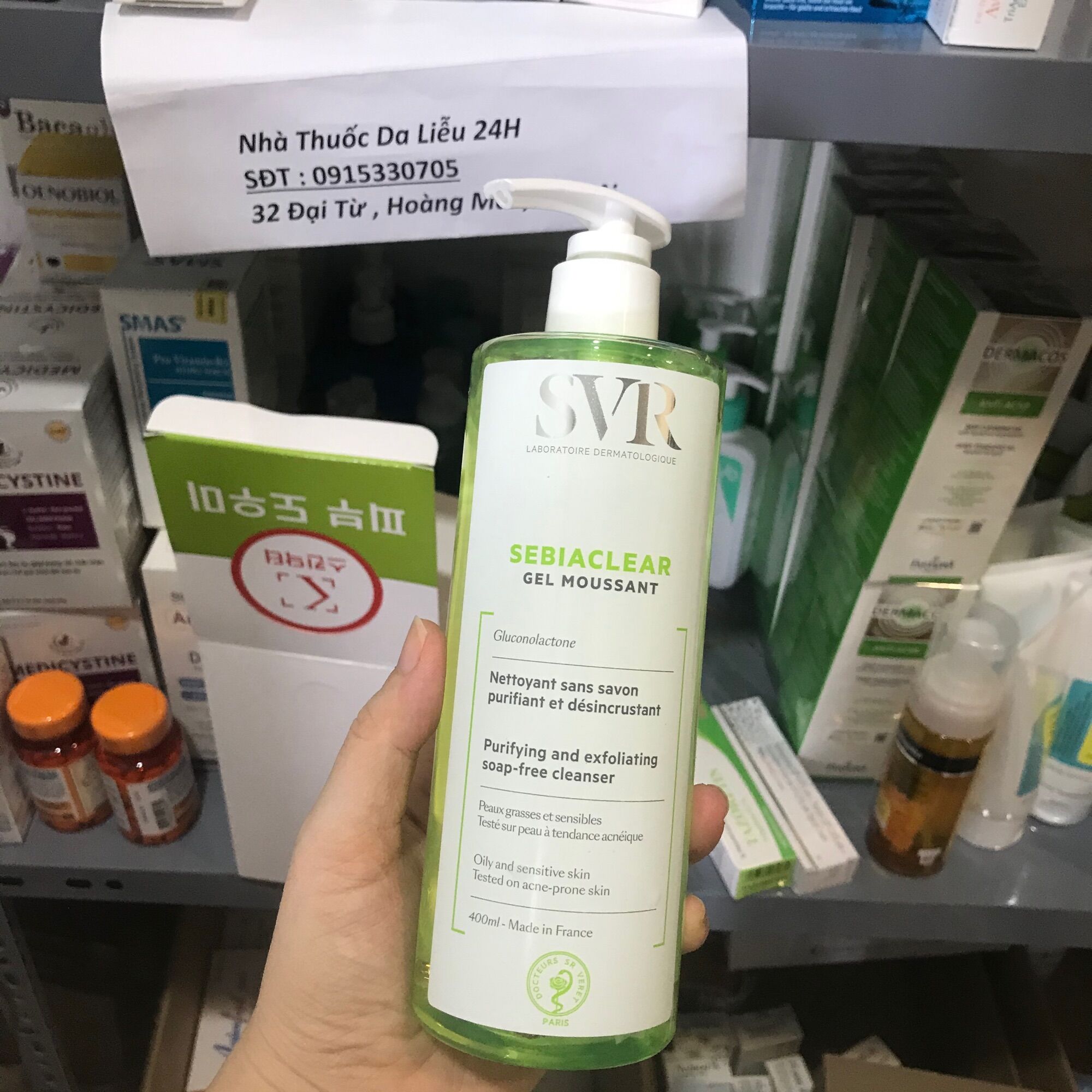 Sữa rửa mặt svr 400ml