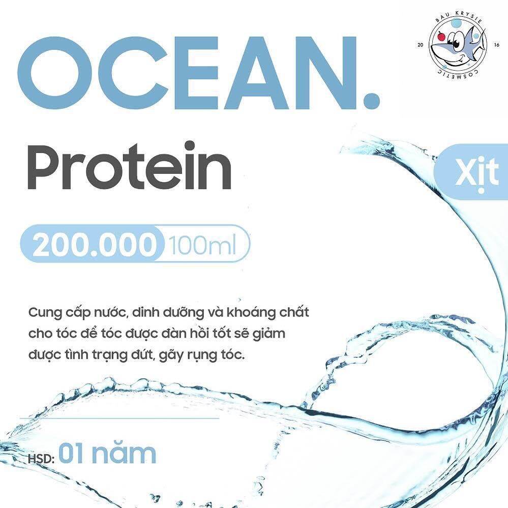 XỊT DƯỠNG TÓC OCEAN ( protein ) [ New version 2021 ] 🎁 Tặng 1 mask giấy @Pippip.store