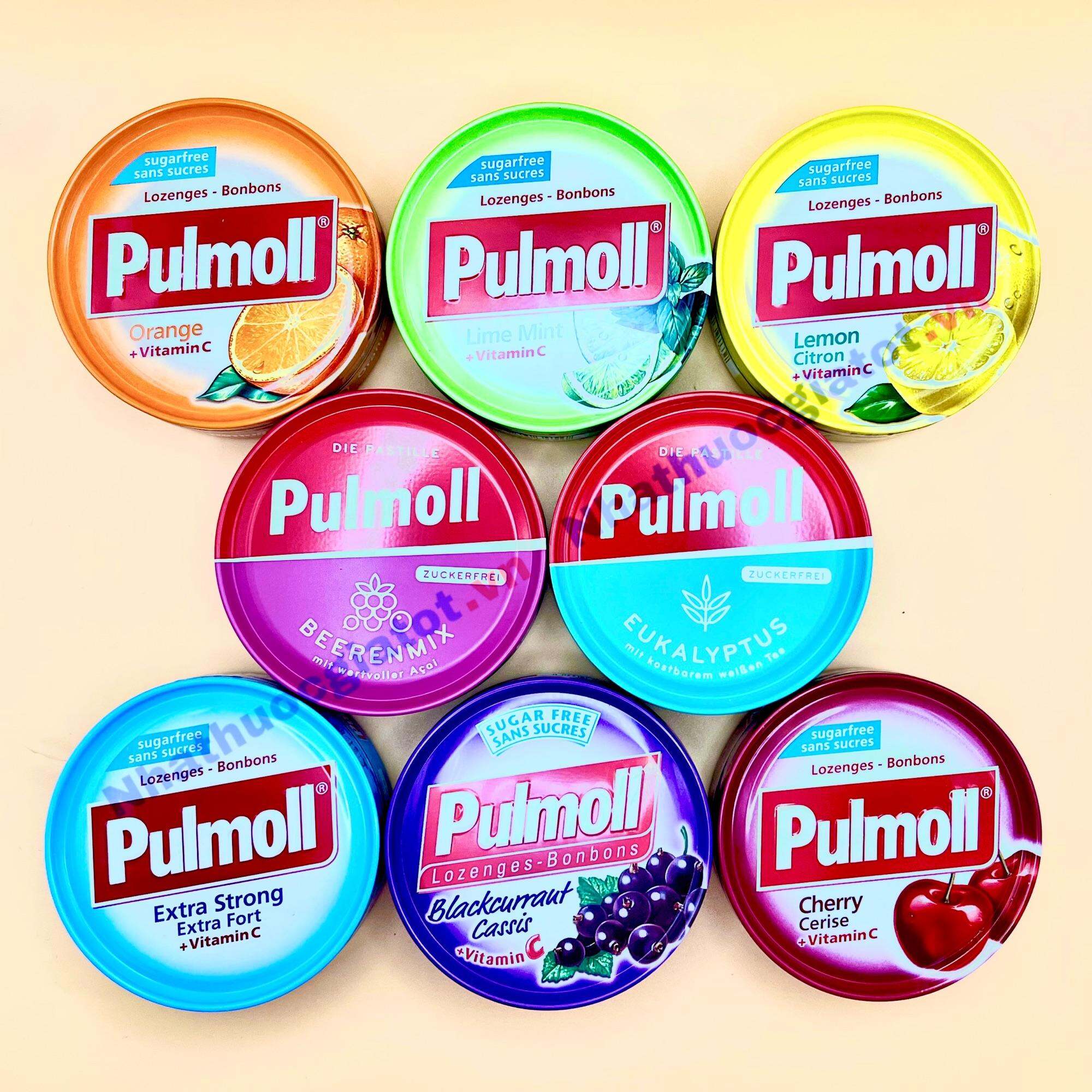 PULMOLL Kẹo Ngậm Ho Không Đường Hàng Chính Hãng