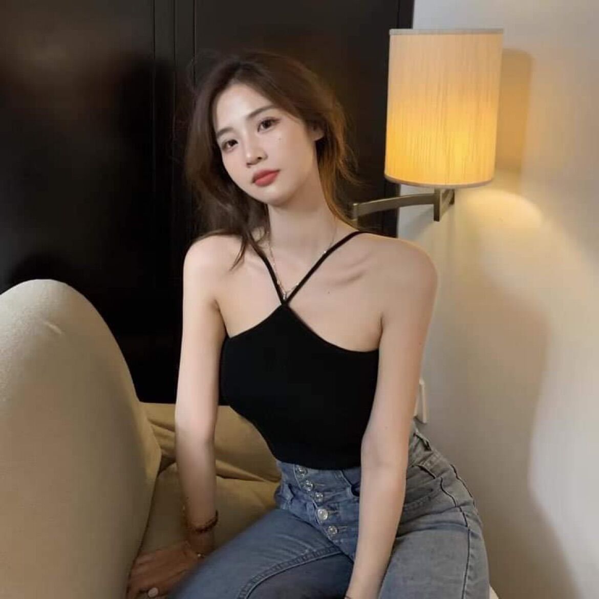 Áo yếm gân nhỏ