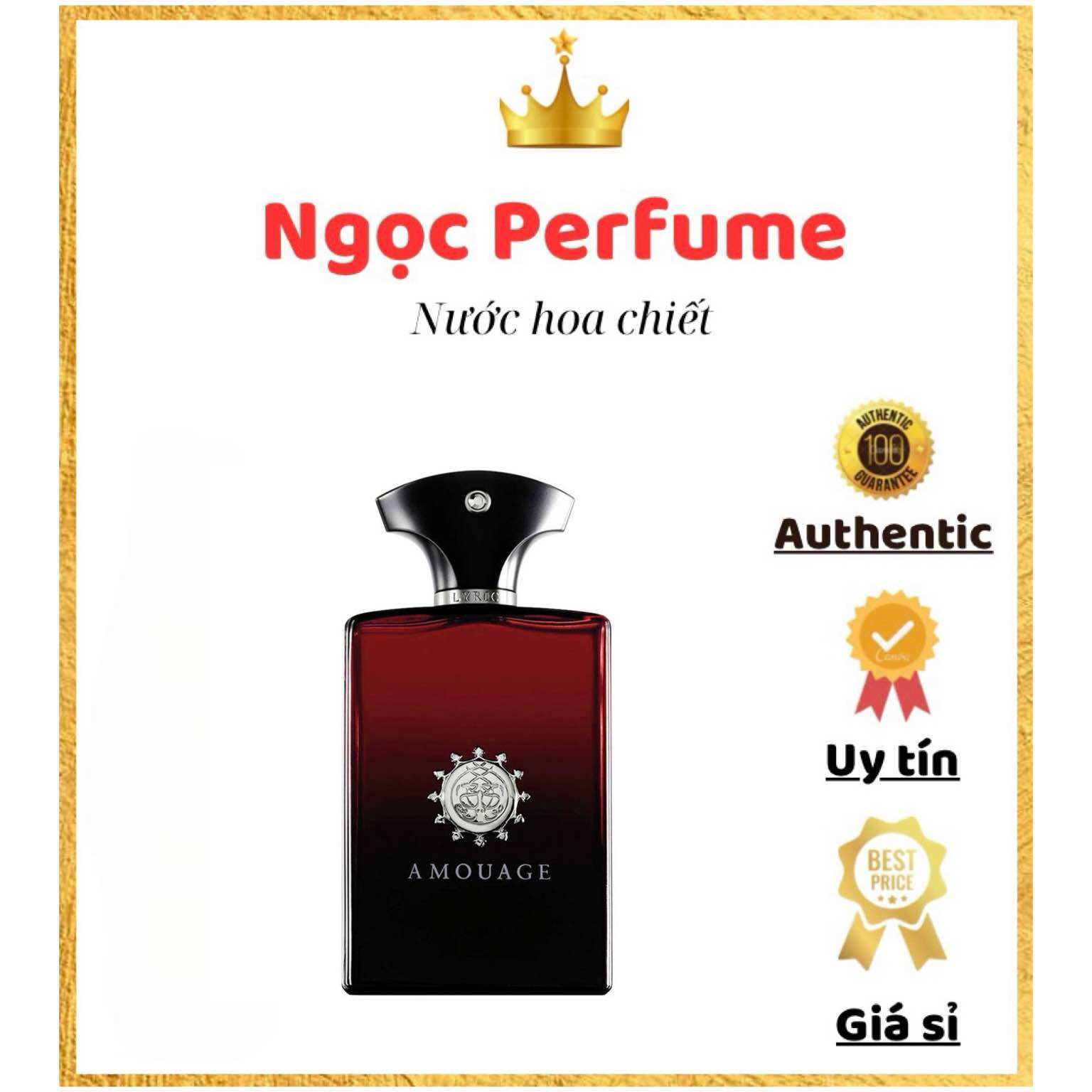 10ml nước hoa Amouage Lyric man - nước hoa nam