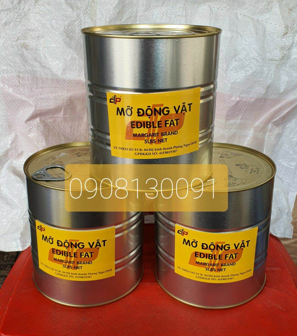 [HCM]Bơ Nauy - Mỡ Động Vật Hộp 2.5kg