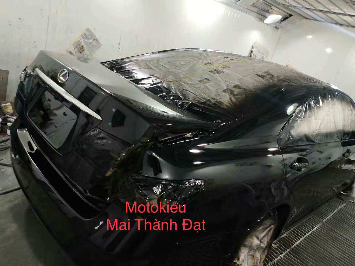 Màu Sơn Đen 2k Tự Bóng 4:1 ( Sơn oto xe máy )đóng gói tuỳ chọn