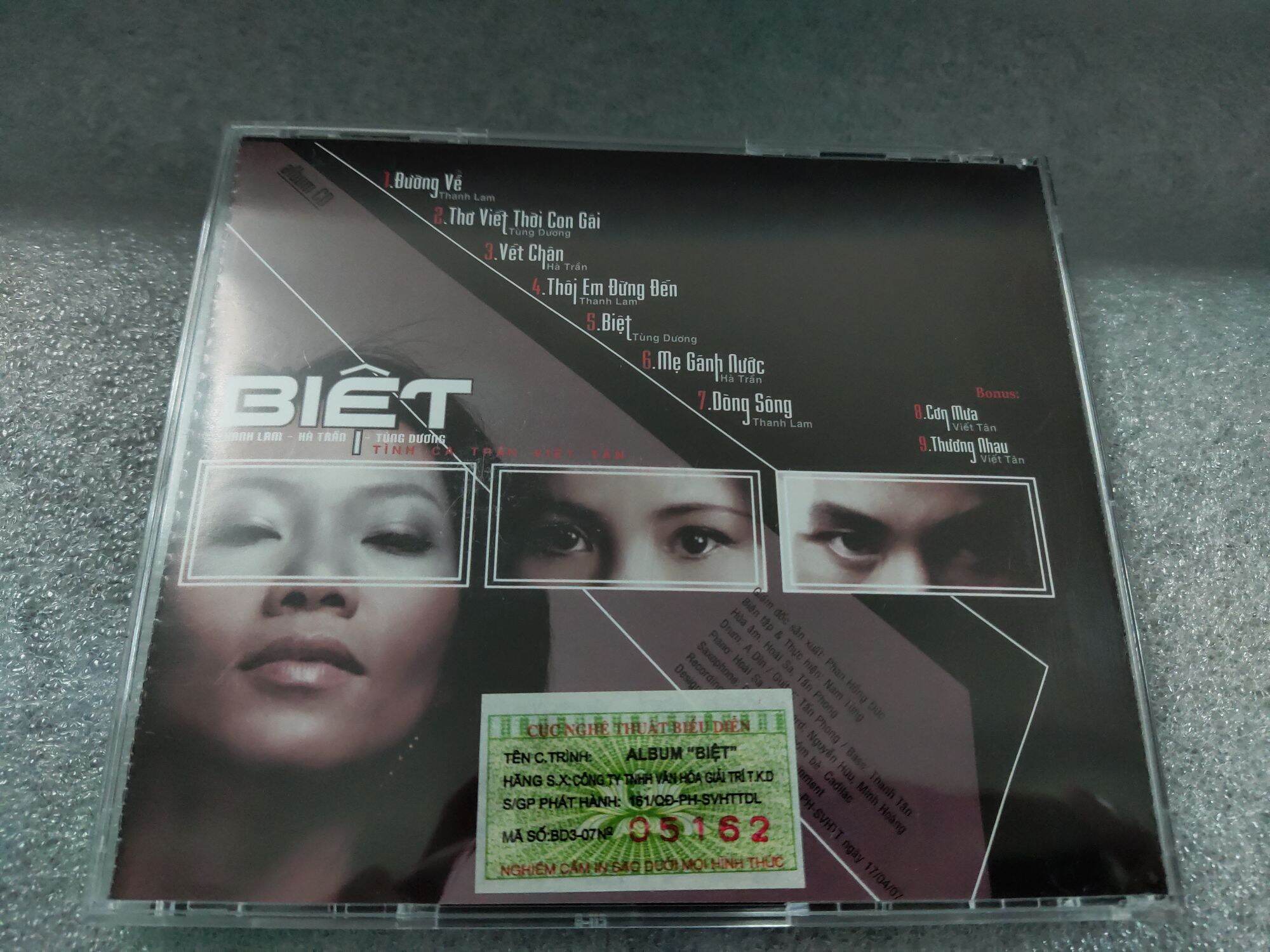 CD Biệt - Tình ca Trần Viết Tân