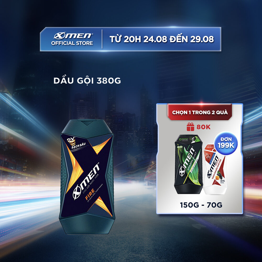 Dầu gội nước hoa x-men fire 380g