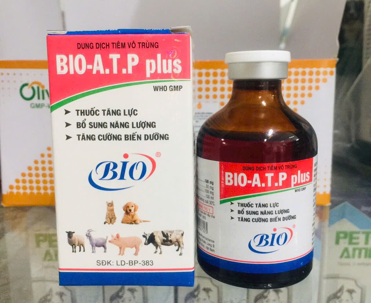 Bio-a.t.p plus 50ml tăng lực - bổ sung năng lượng - tăng cường biến dưỡng cho vật nuôi