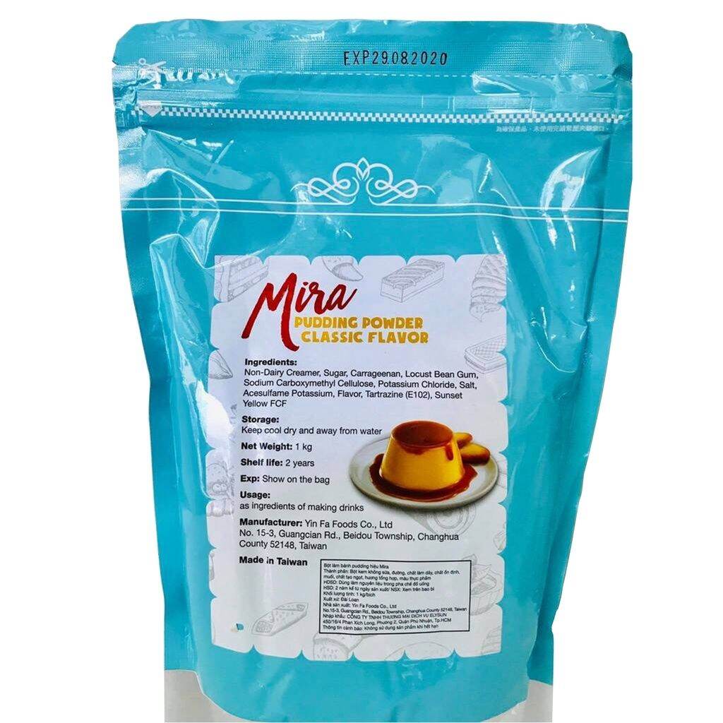 Bột Pudding Flan Mira đủ loại mùi