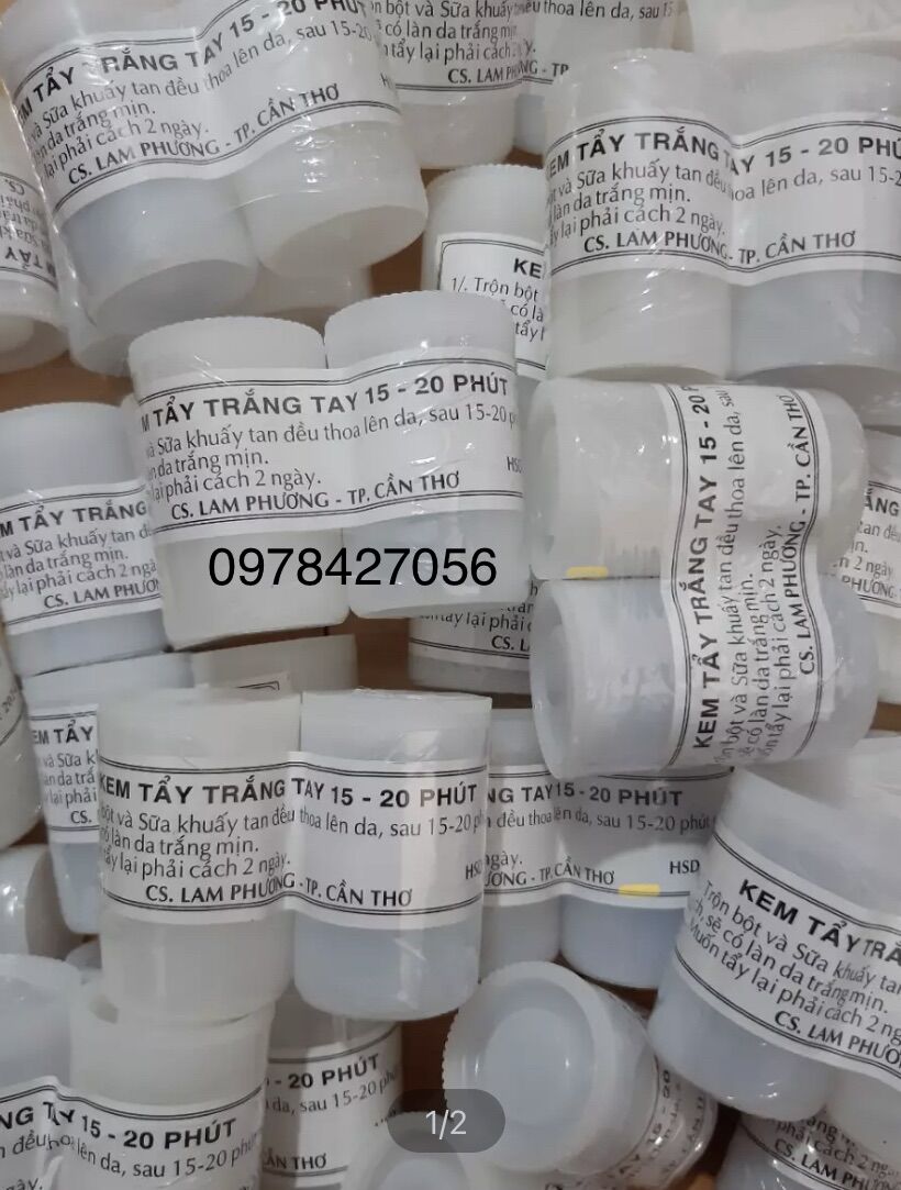Tẩy trắng da cấp tốc tốc 20 phút