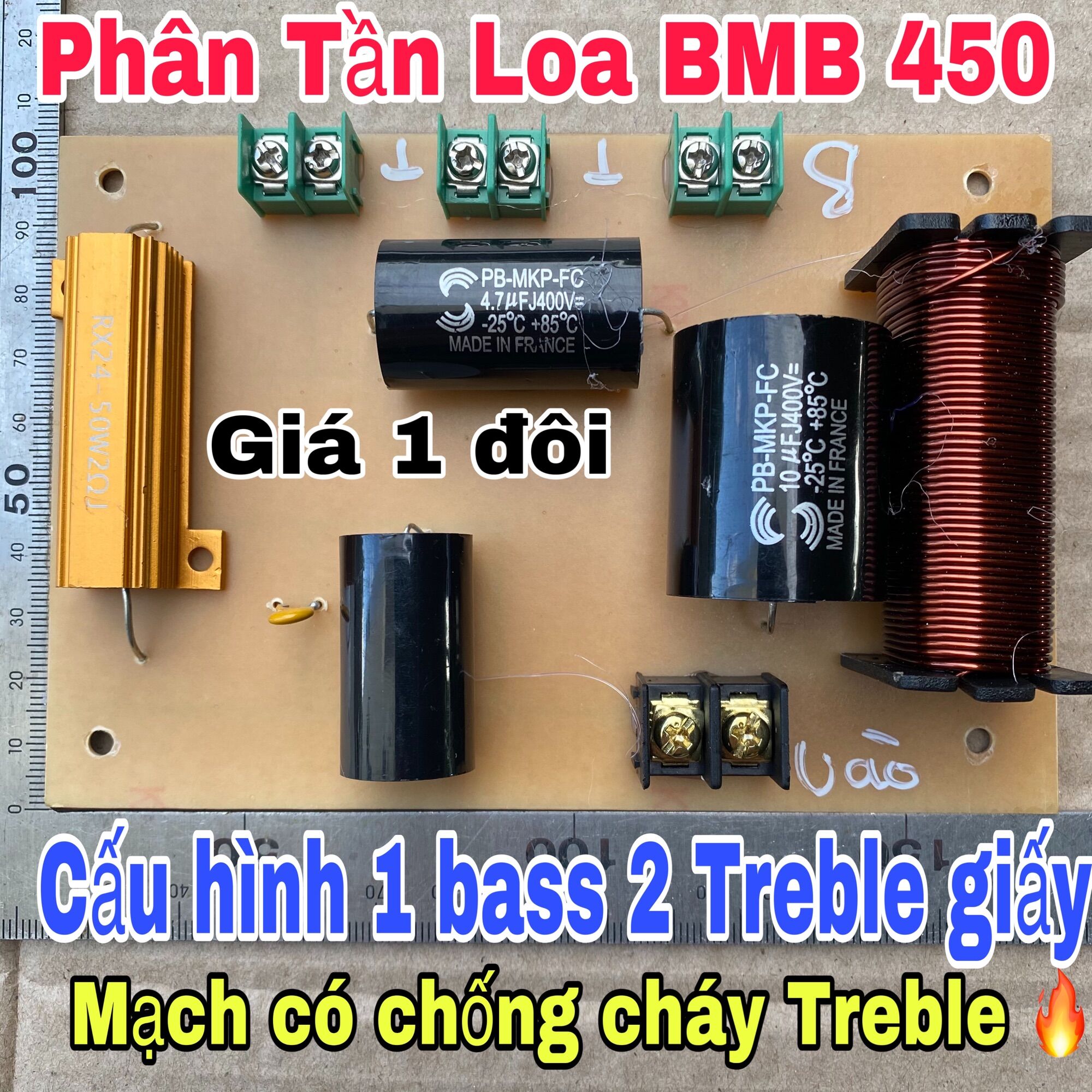 Phân tần loa bmb 450.
