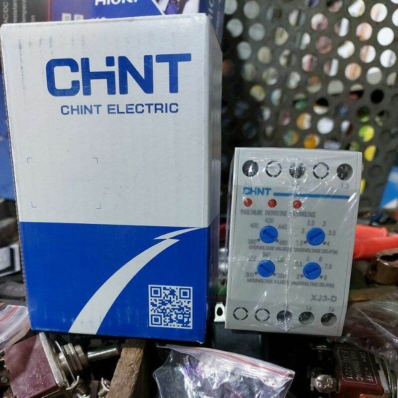 Rơ le bảo vệ điện áp chint xj3-d 380v