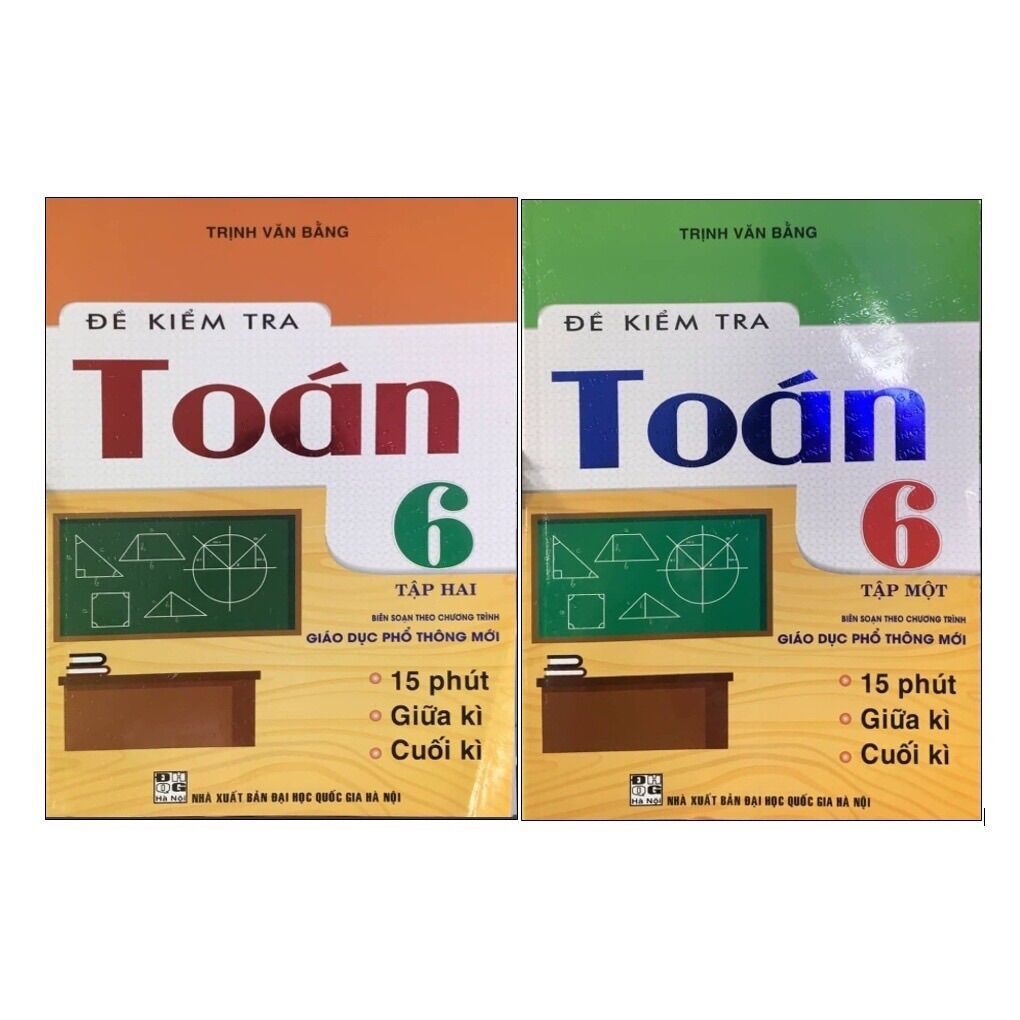 Sách - đề kiểm tra toán 6