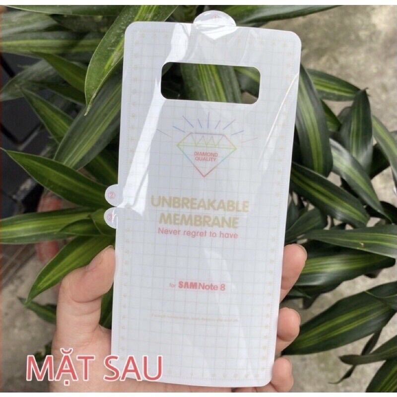 [ MẶT TRƯỚC + MẶT SAU ] DÁN PPF DẺO TRONG DÀNH CHO SAMSUNG S8/S9 S8+/S9+ S10 S10+ NOTE8/9 NOTE10 NOTE10+
