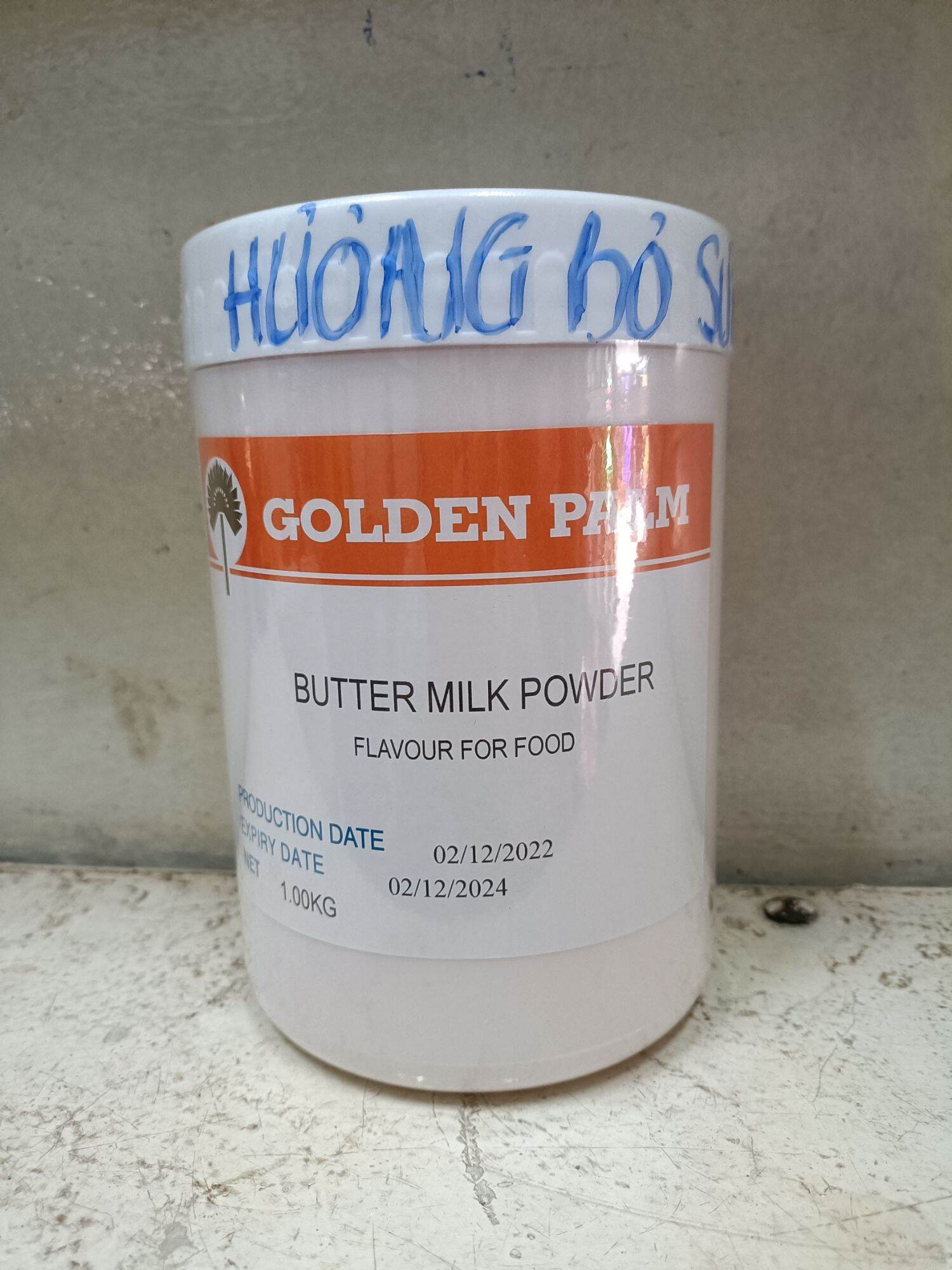 Hương bơ sữa golden palm hộp 1kg