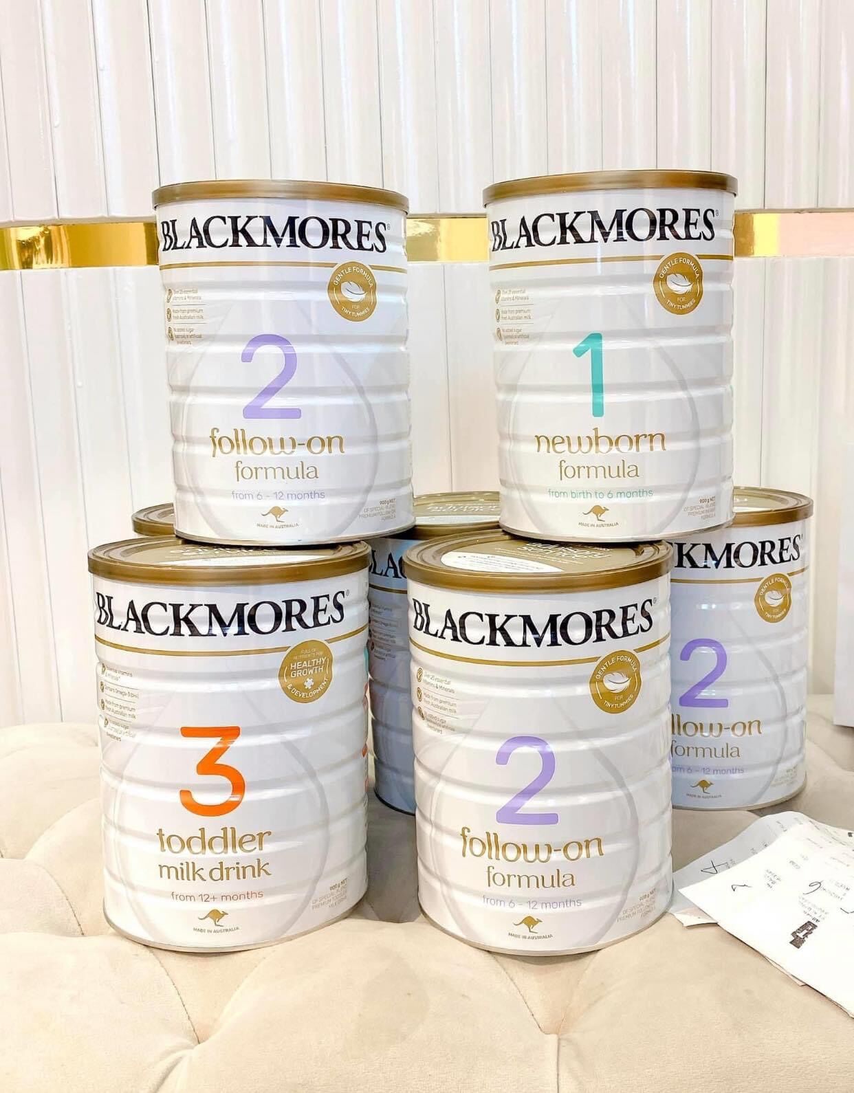 Sữa BLACKMORE 900gr đủ 3 số 1,2,3 ÚC.