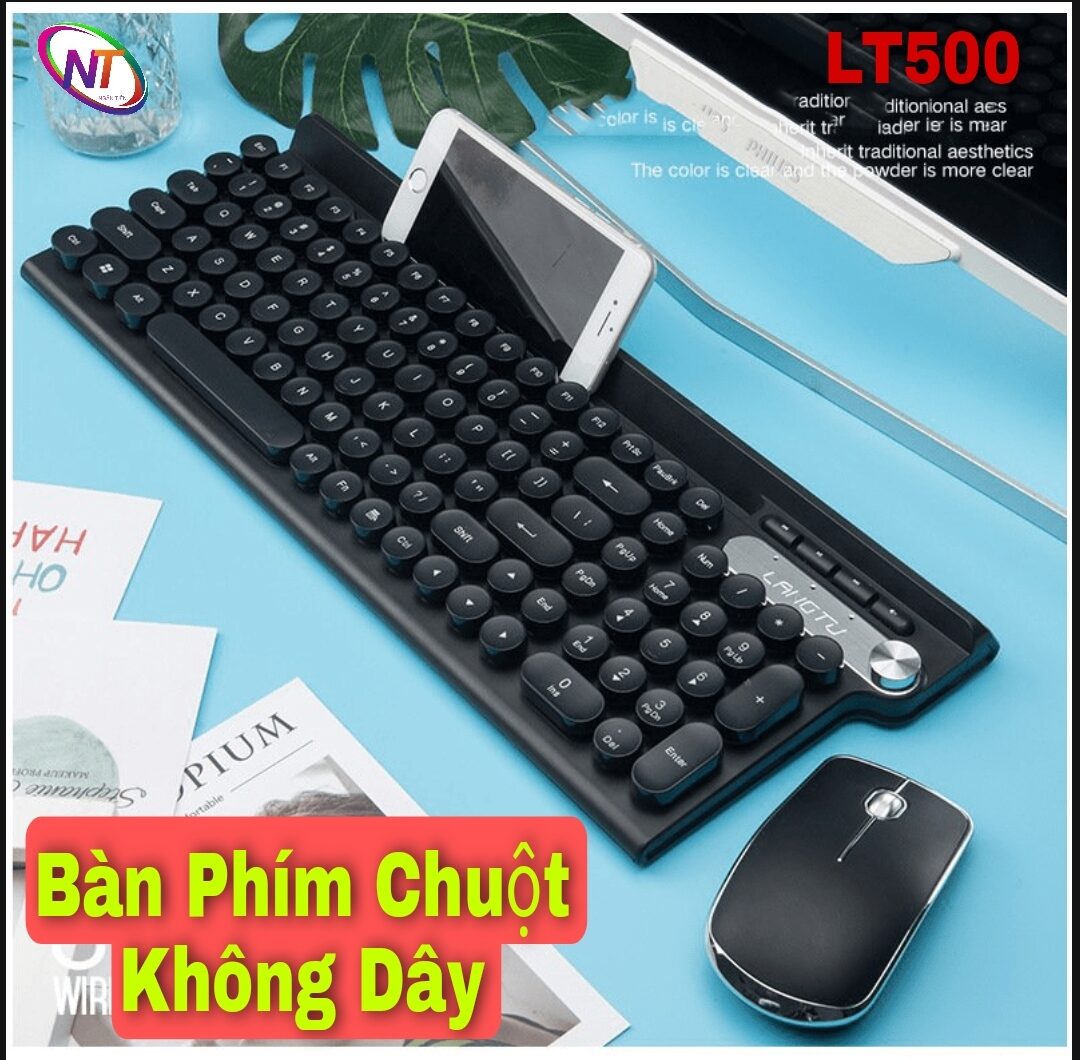 CB10 Combo Bàn Phím Chuột Máy Vi Tính LANGTU-LT500 Pin Sạc thumbnail