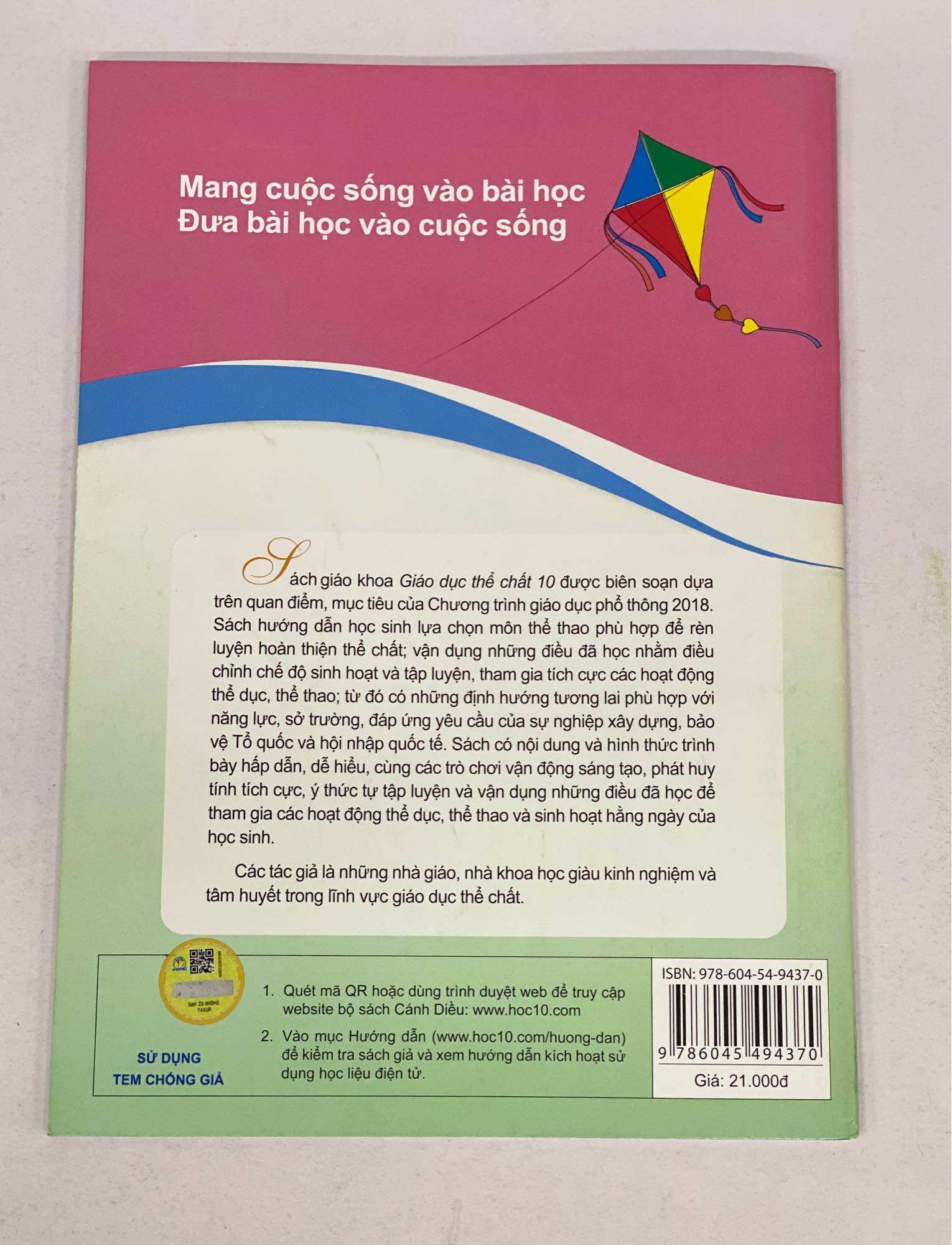 Giáo dục thể chất- bóng rổ 10 ( cánh diều).