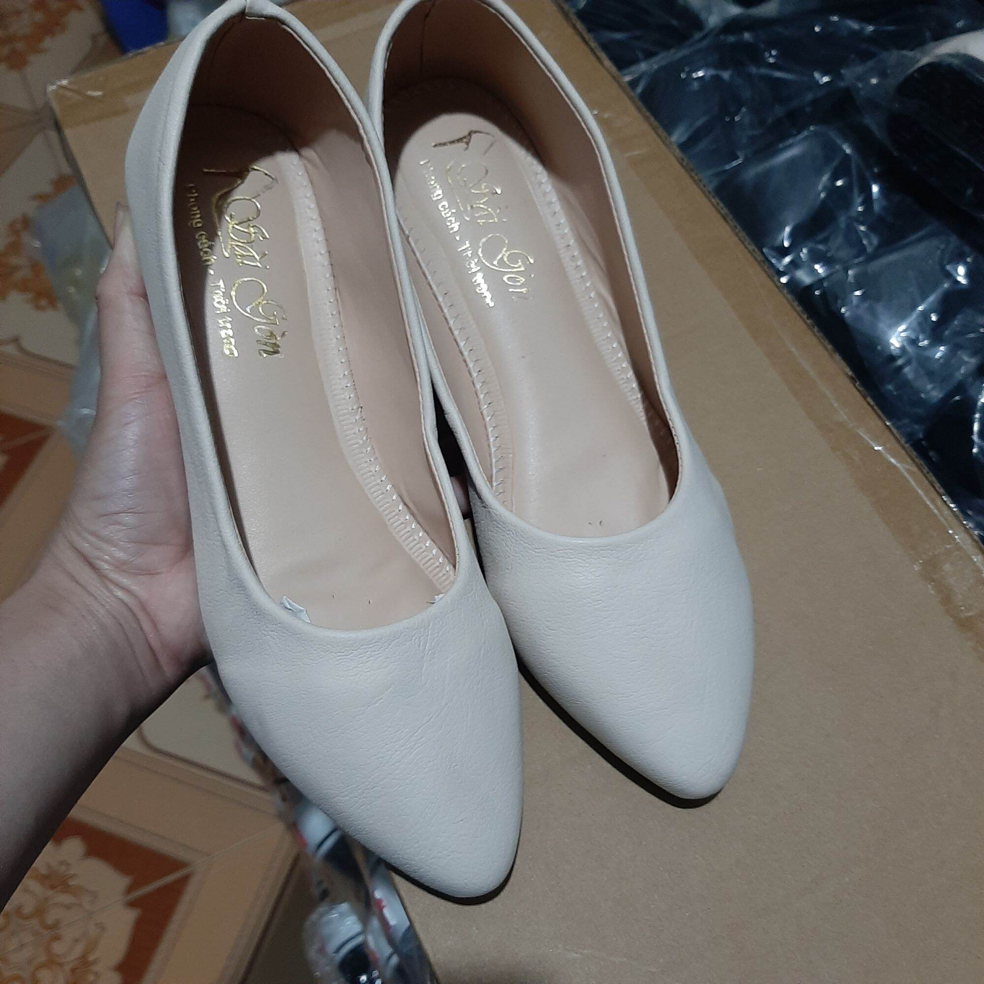 Giày bệt trơn nhiều màu