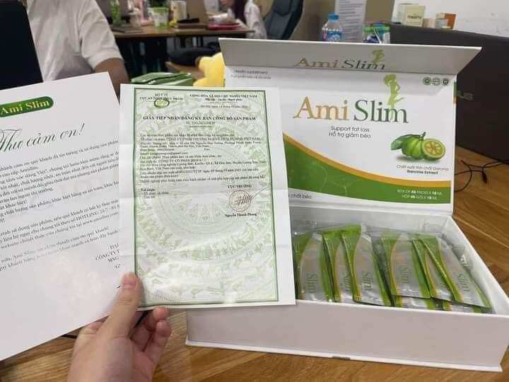 Thạch Giảm Cân Ami Slim Chính Hãng