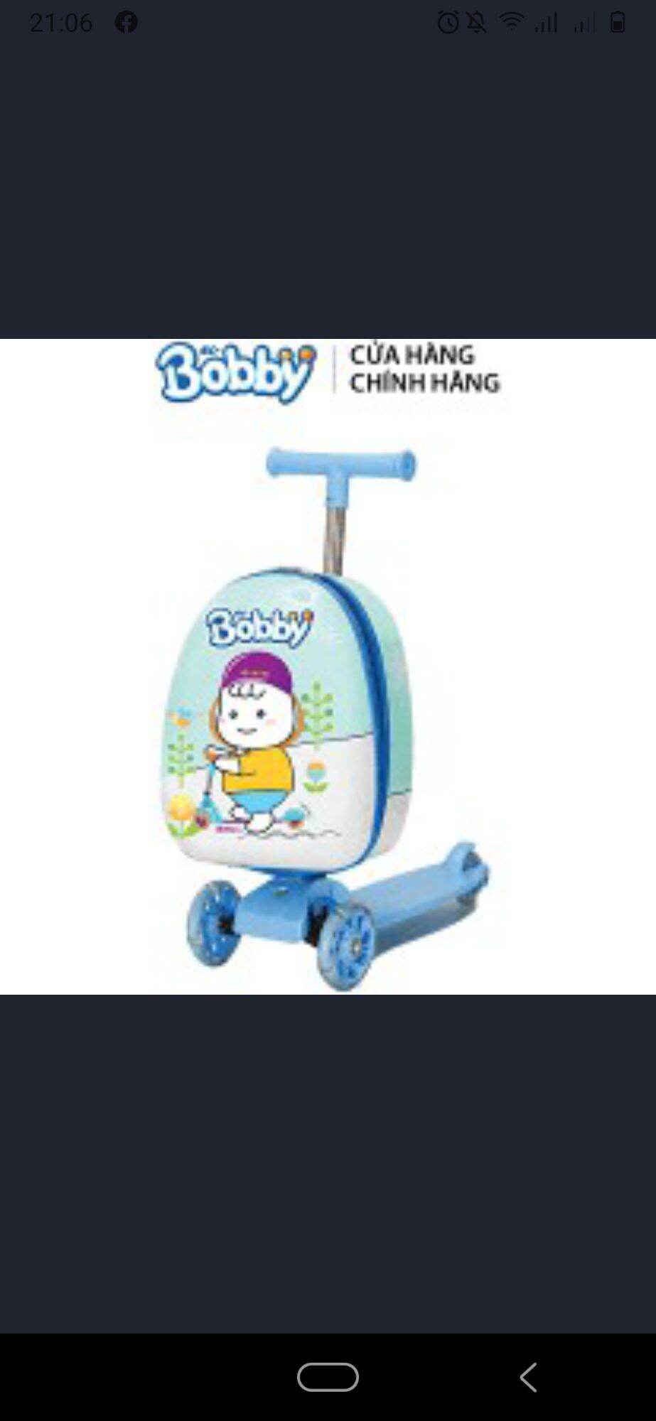 Vali scooter 2in1 - hàng quà tặng bobby
