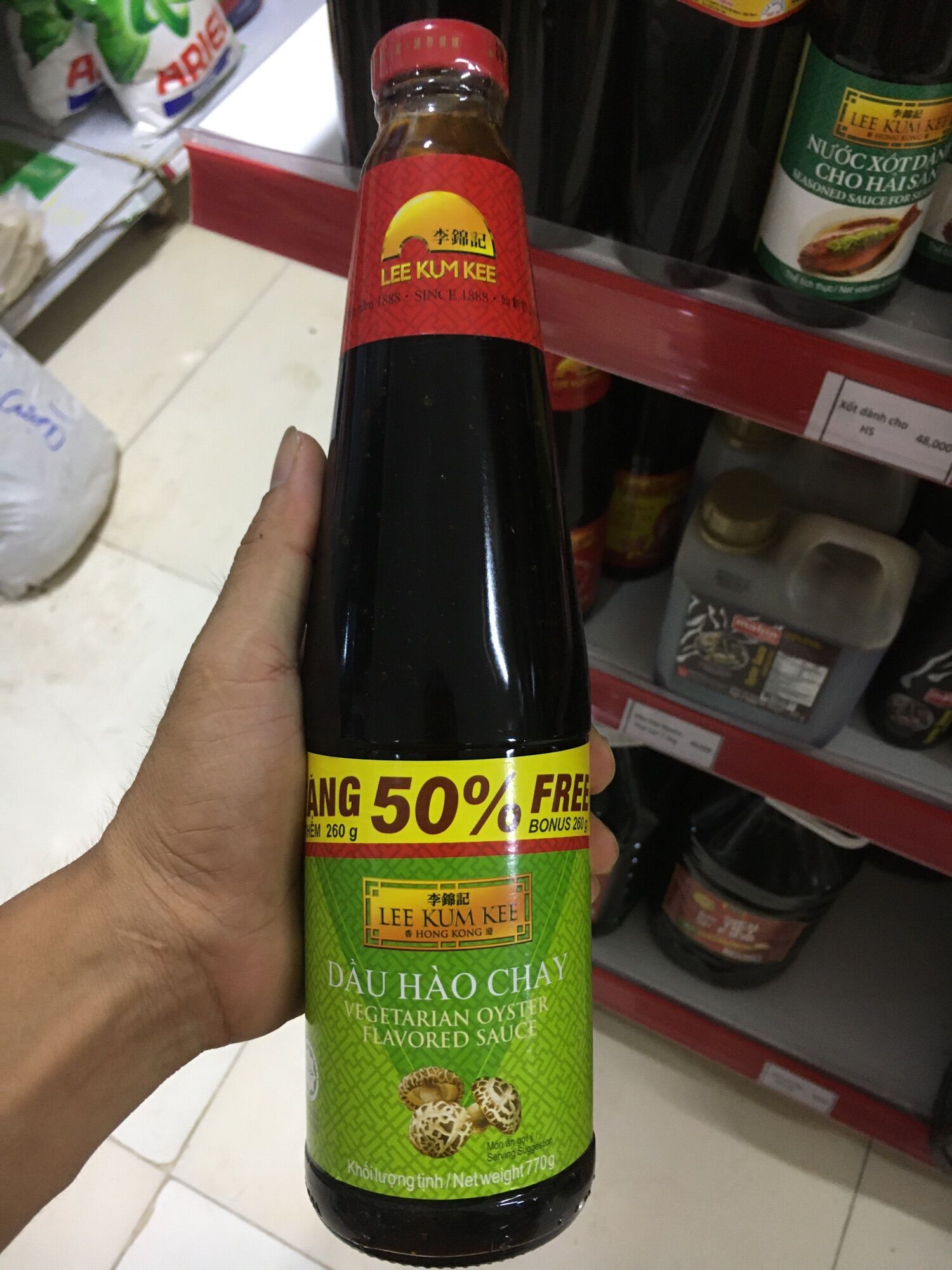Dầu hào chay Lee Kum Kee 770g