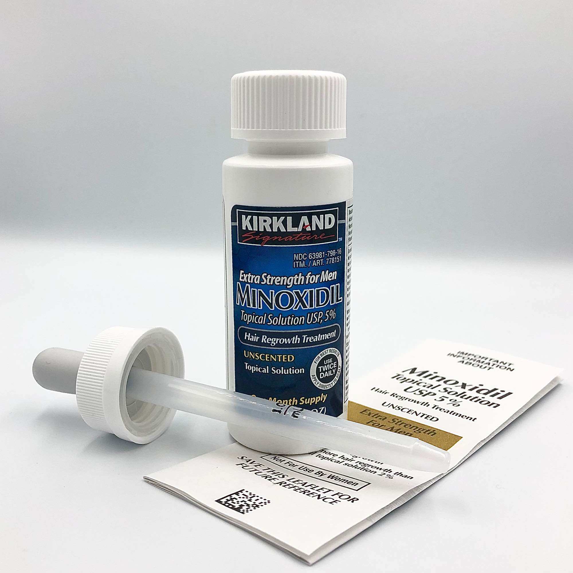 [HCM]MINOXIDIL 5% KIRKLAND LỎNG + BƠM ZIN 1 ML
