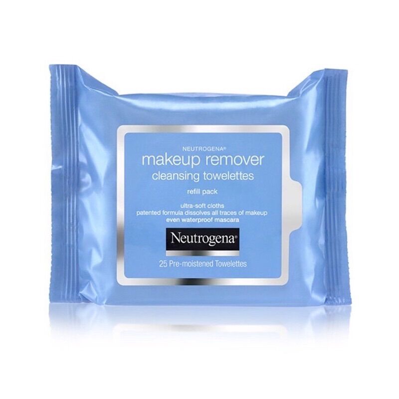 [AUTH-ĐỦ BILL] KHĂN TẨY TRANG NEUTROGENA MAKE UP REMOVER BỊCH LỚN