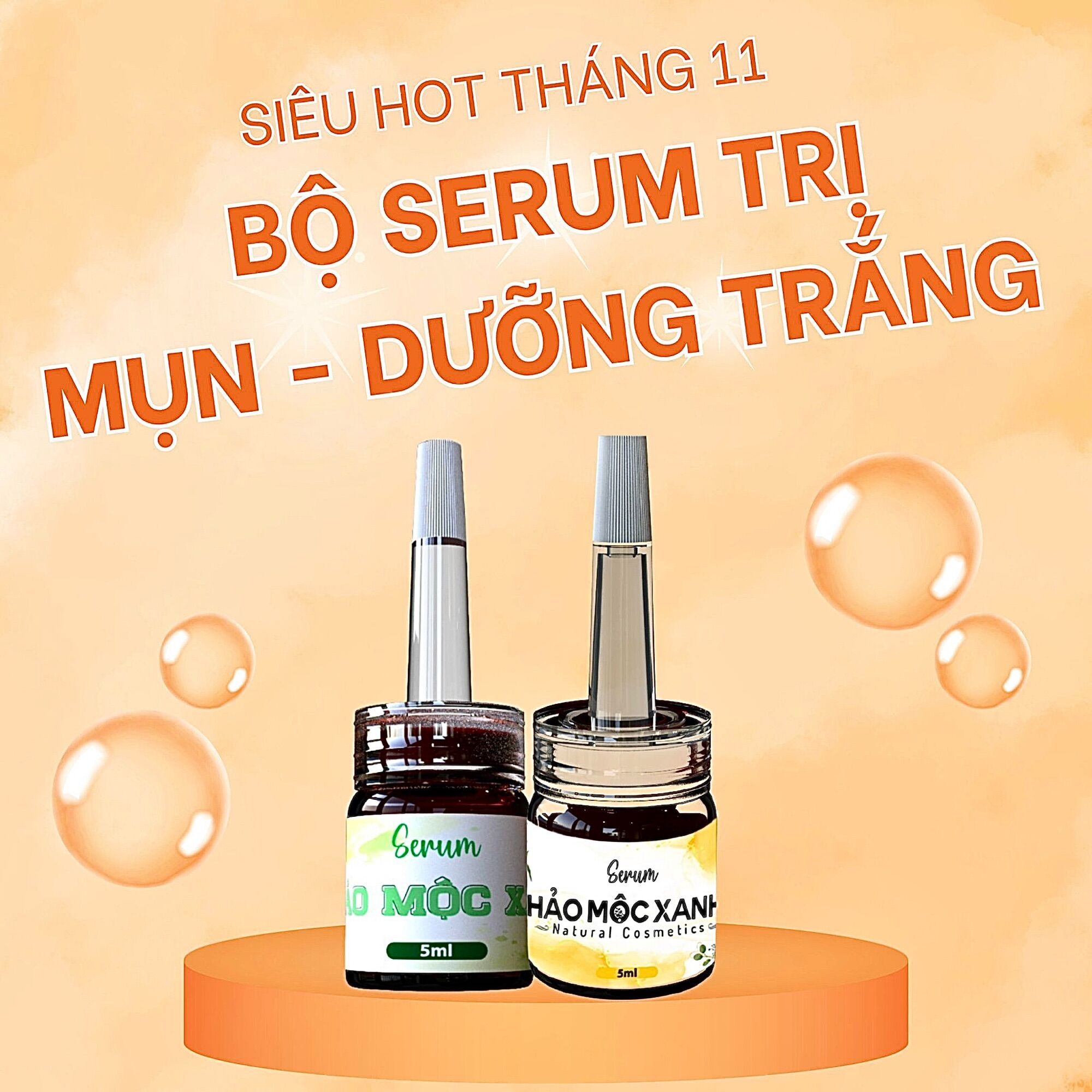 Combo Serum Thảo Mộc Xanh 5ml