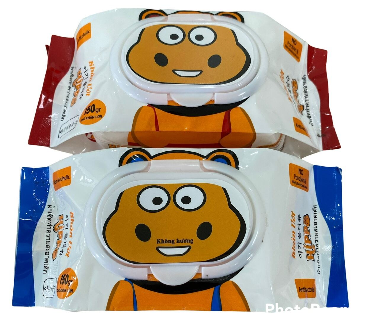 Khăn giấy ướt HIPPO 650g không mùi giấy lớn
