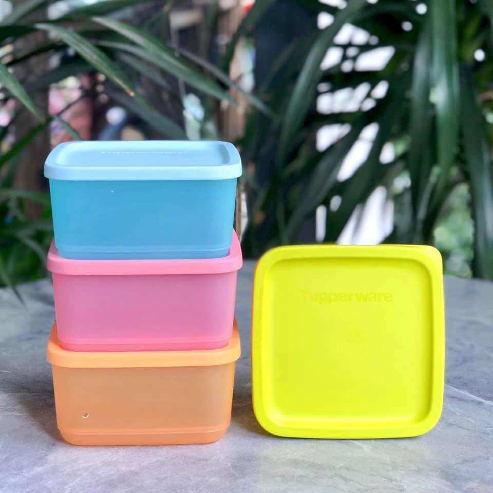 Hộp bảo quản tp small square round 650ml bán lẻ màu ngẫu nhiên