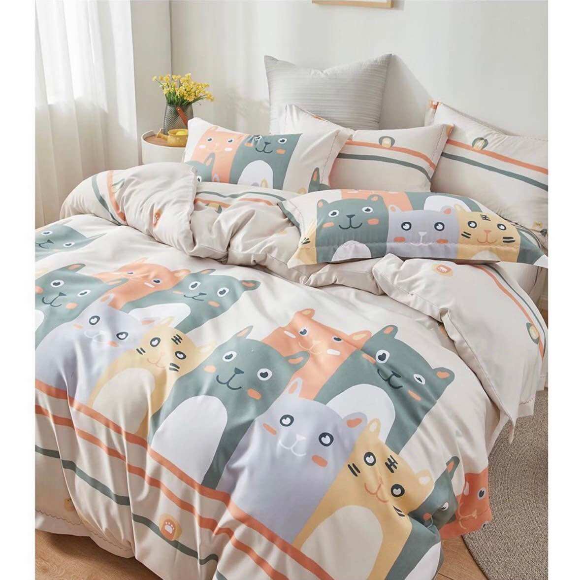 [TENCEL MICROFIBER] HÀNG ĐẶT MAY bộ chăn ga cao cấp sợi gỗ giá rẻ